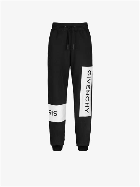 givenchy black sweatpants|givenchy solid jogger trouser.